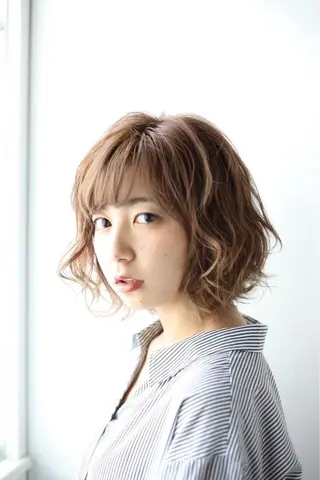 ショート パーマ 💕パーマ・ カット💕ゆぅーなのヘアスタイル