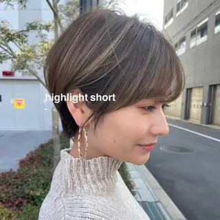 ショート カラー NOA 福島店のヘアスタイル