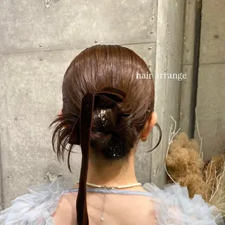 ヘアアレンジ 愛されcolor💘 Aina/ツヤ髪のヘアスタイル