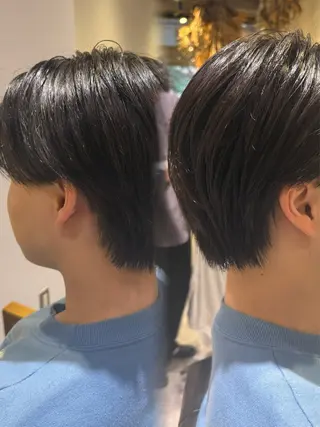 ショート メンズ 藤崎百道メンズカット Zina/森井唯央のヘアスタイル