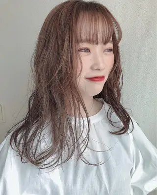 ロング カラー 🪞透け感&韓国ヘア 🪞honokaのヘアスタイル