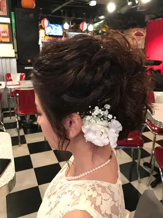 ヘアアレンジ 福永 里奈のヘアスタイル