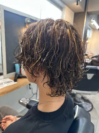 カラー パーマ メンズ 🇺🇸大宮パーマ 波巻き/ツイスパのヘアスタイル