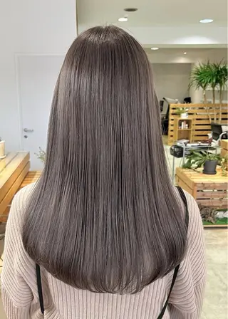 ロング カラー misa🫧ナチュラ ル縮毛矯正/髪質改善のヘアスタイル