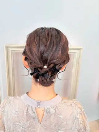 セミロング ヘアアレンジ ✰︎Rad✩.*˚‪ カノンのヘアスタイル