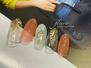 ネイル フルリール 【プライベートサロンのネイルデザイン