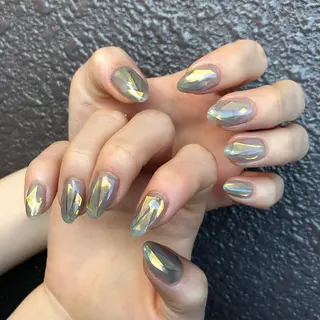 ロング カラー ヘアアレンジ キッズ ネイル マツエク・マツパ 福田 加奈のネイルデザイン