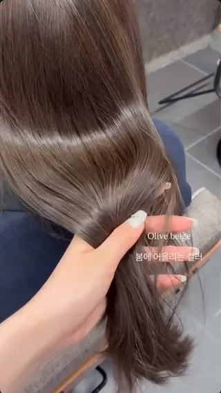 カラー nanami🏷🤎 ふんわりカラーのヘアスタイル