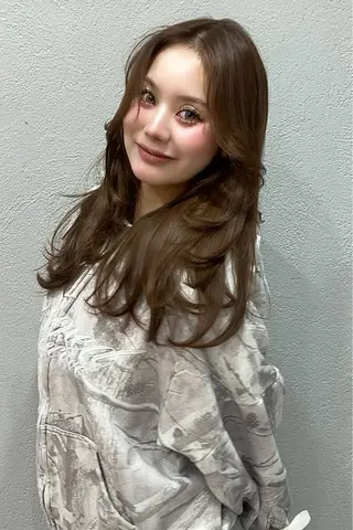 ロング カラー 原宿／ワンホンヘア SAAYA🖤のヘアスタイル