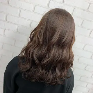 セミロング カラー ブリーチカラー🫧 森　凪沙のヘアスタイル