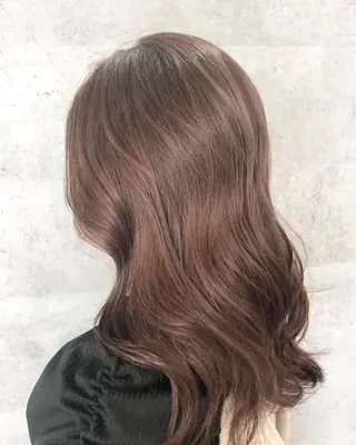 ロング カラー 髪質改善で 憧れの潤艶美髪にのヘアスタイル