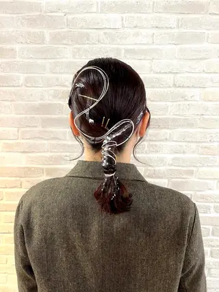 セミロング ヘアアレンジ Topstylist YUKIのヘアスタイル