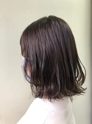 ミディアム 大久保 真希のヘアスタイル