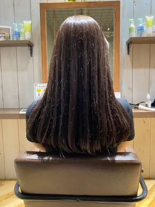 セミロング カラー 美髪改善・レイヤー tadasuke⭐️のヘアスタイル