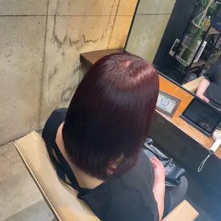 ミディアム カラー 江戸川区reine 舜也のヘアスタイル