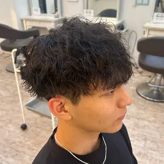 メンズ ボブ／艶カラー ❣️マナミのヘアスタイル