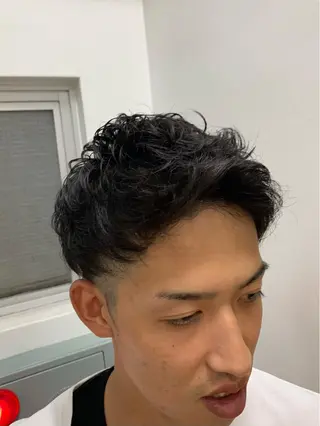 ショート パーマ メンズ ひらお あおとのヘアスタイル
