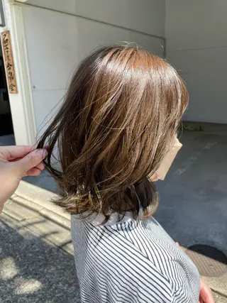 ミディアム カラー ヘアアレンジ 🫧ヒシダアキ taboo.i🫧のヘアスタイル