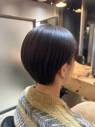 ショート ブリーチカラー/ 透明感/aika¨̮のヘアスタイル