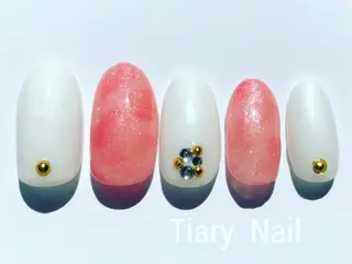ネイル 💗🪽Tiary Nail🪽💗のネイルデザイン