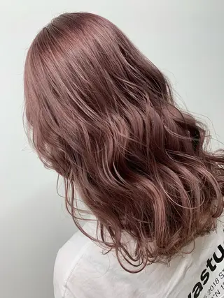 セミロング カラー 天野 開のヘアスタイル
