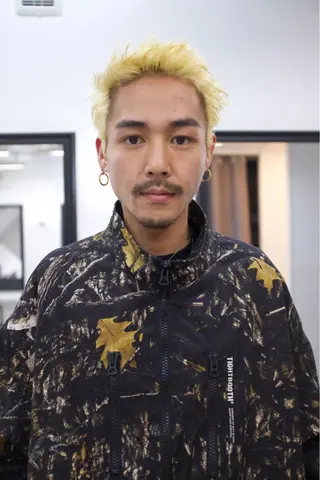 ショート カラー メンズ メンズ専門ブリー チカラー⚡️リュウジのヘアスタイル