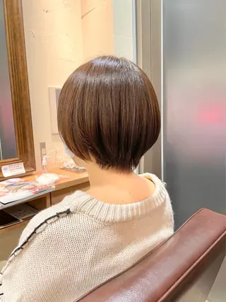 ショート カラー ショート/ボブ/ メンズ/縮毛矯正のヘアスタイル