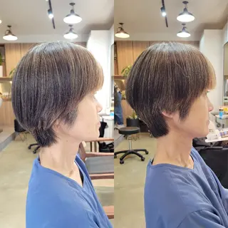 ショート 野村 果音(カノン)のヘアスタイル