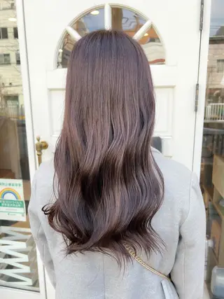 セミロング カラー 🇰🇷韓国レイヤー 錦糸町【北山謙三】のヘアスタイル