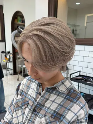 カラー メンズ 菅野 心悠/メンズヘアのヘアスタイル