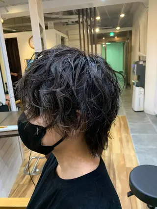 ショート メンズパーマ 髪質改善☆有馬のヘアスタイル