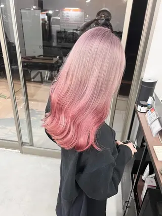 カラー ブリーチソムリエ認定 梅田茶屋町Eir辻のヘアスタイル