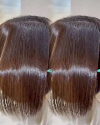 セミロング SYUN/ 縮毛矯正/髪質改善のヘアスタイル