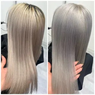 セミロング カラー MAKO ❤️🔥NEXTのヘアスタイル