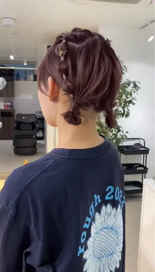 ヘアアレンジ RISAKO レイヤーカット🎀のヘアスタイル