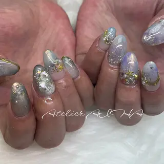 セミロング アトリエAIHA★ フィルイン推奨サロンのネイルデザイン
