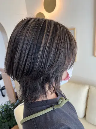 セミロング ダメージレス◎東区/ 艶カラー💫/斉藤拓のヘアスタイル