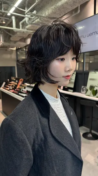 パーマ 小田 晃瑛のヘアスタイル