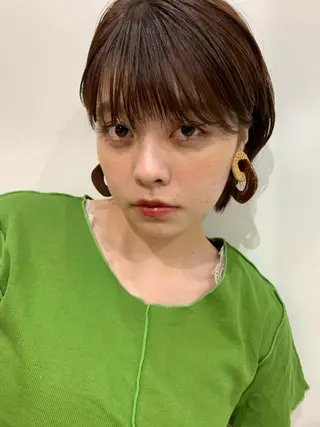 ショート カラー ヘアアレンジ 眉毛ワックス konomiの眉毛・アイブロウイメージ