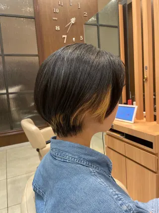 ショート OASIS AVEDA 立川所属・ストレート/カラー ゆづきのヘアスタイル