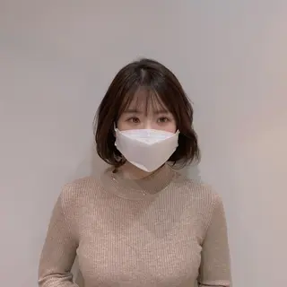 ショート パーソナルカラー lapiax阿部のヘアスタイル