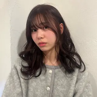 セミロング カラー Iris./ kawai nanaのヘアスタイル