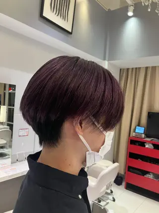 ショート メンズ 生田 比奈のヘアスタイル