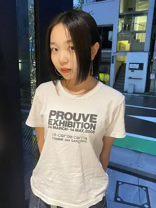 ショート カラー パーマ CEINE OURのヘアスタイル