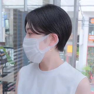 ショート カラー 【表参道】ショート/ ボブ/くせ毛カットのヘアスタイル