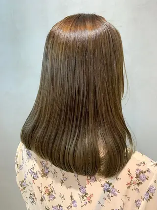 ミディアム カラー ヘアアレンジ ミニボブ/ブリーチ 🌈MISATOのヘアスタイル