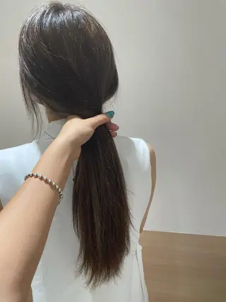 ロング カラー 天野 瑠真のヘアスタイル