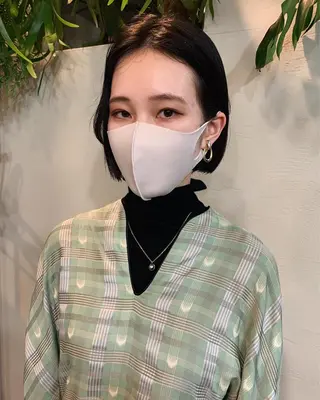 ショート ボブ/顔まわりカット 💫大澤奈緒美のヘアスタイル