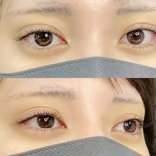 パーマ マツエク・マツパ 笠原 美里のマツエク・マツパデザイン