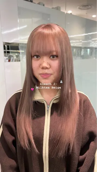 ロング カラー レイヤー特化/渋谷 rinのヘアスタイル